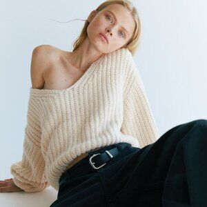 Rib-knit Sweater